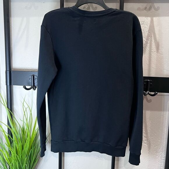 Zara Man crew neck sweatshirt black size medium - Picture 3 of 12